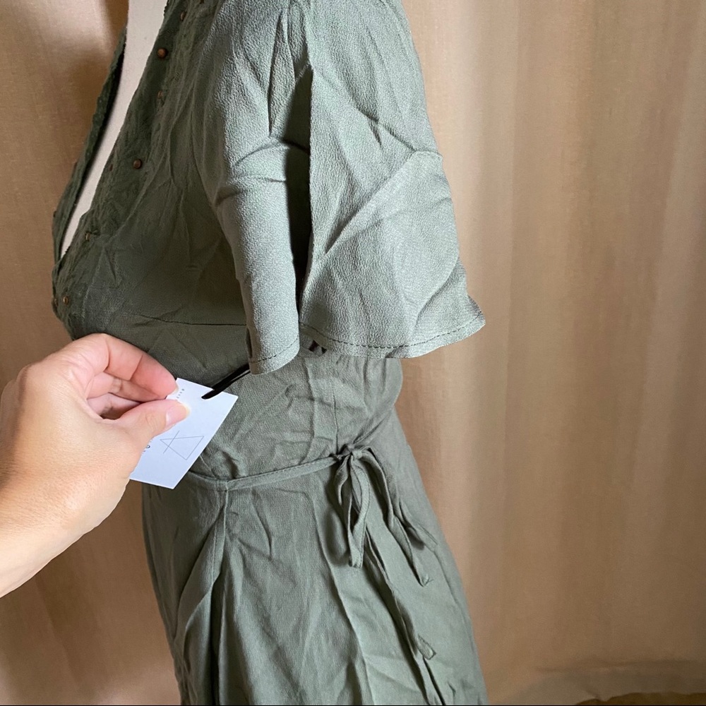 Sage The Label Embroidered Wrap Dress - Picture 9 of 10